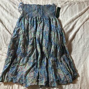 Ralph Lauren multicoloured maxi dress Convertible" piece Size L